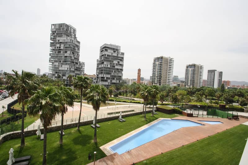 Квартира с видом на море и город в комплексе Diagonal - Illa del Mar, Барселона — фото 18