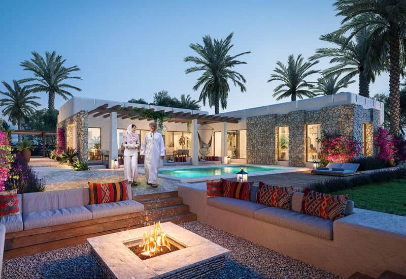 Large residence with a golf course, a marina and a beach club on the outskirts of Muscat, Oman — photo 9
