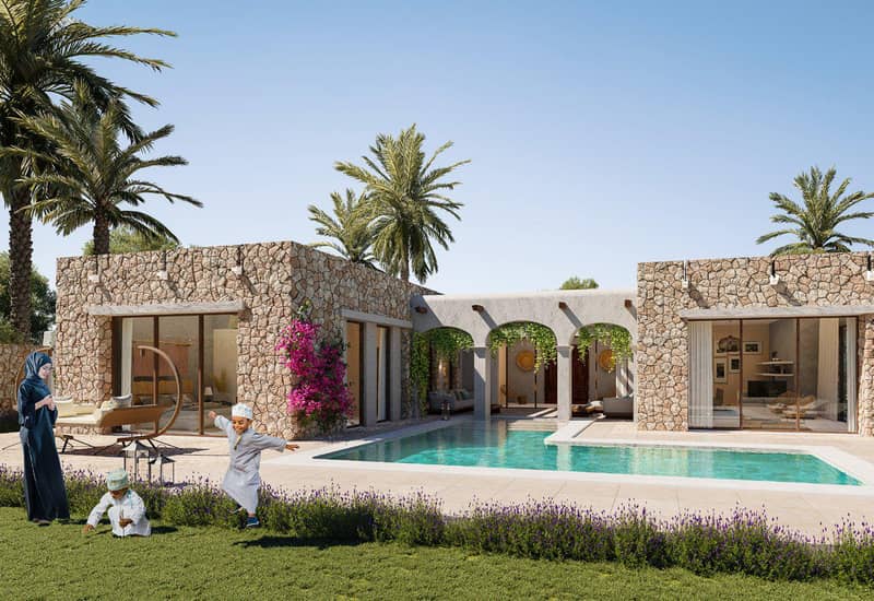 Large residence with a golf course, a marina and a beach club on the outskirts of Muscat, Oman — photo 2