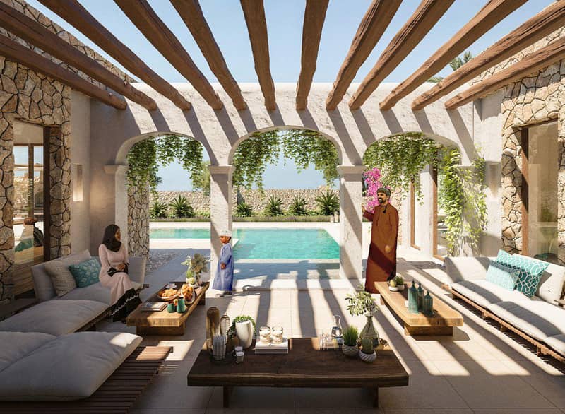 Large residence with a golf course, a marina and a beach club on the outskirts of Muscat, Oman — photo 6