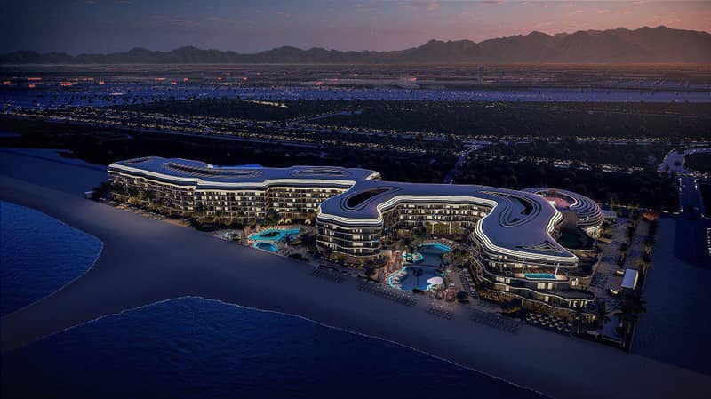 Residence with a private beach, a hotel and swimming pools near the golf course, Muscat, Oman — photo 9