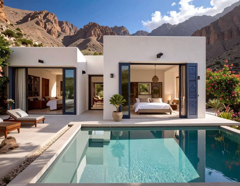 Luxury villa complex Olive farms close to the beach and golf course, Jebel Sifah, Oman — photo 26