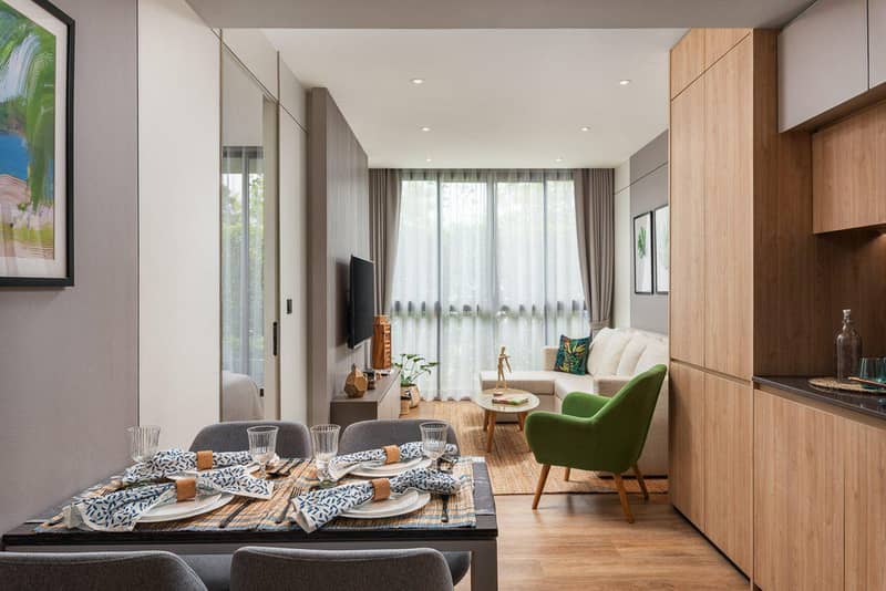 Кондоминиум с бассейном, видом на горы и сад, 700 метров до пляжа Банг Тао, Пхукет, Таиланд — фото 22