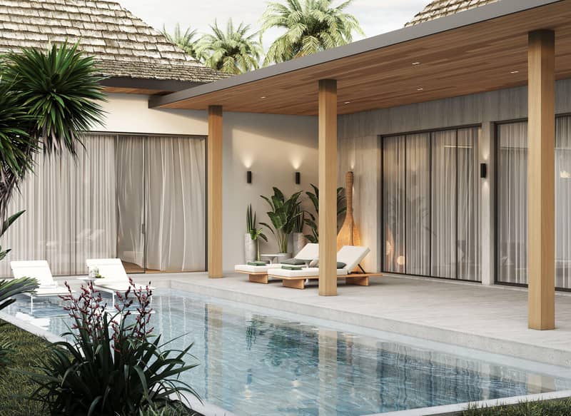 New villas with swimming pools and lounge areas, Phuket, Thailand — photo 2