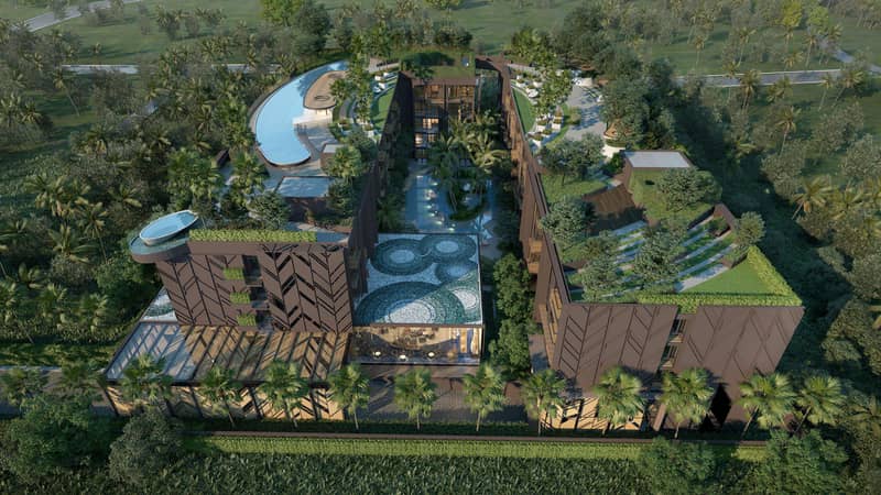 Residential complex with four swimming pools, rooftop terrace, gym, 100 metres from Kamala Beach, Phuket, Thailand — photo 4