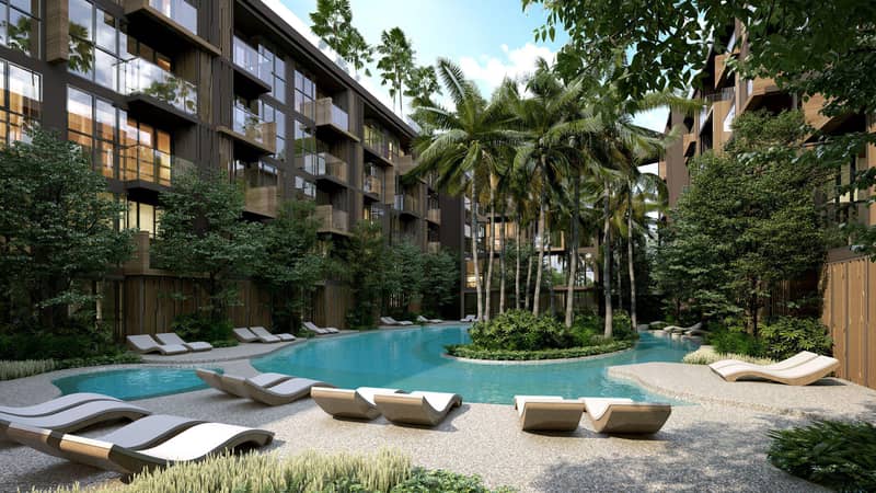 Residential complex with four swimming pools, rooftop terrace, gym, 100 metres from Kamala Beach, Phuket, Thailand — photo 3