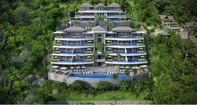 Apartments with private pools in a premium residential complex, Surin Beach Area, Choeng Thale, Thalang, Phuket, Thailand — photo 3