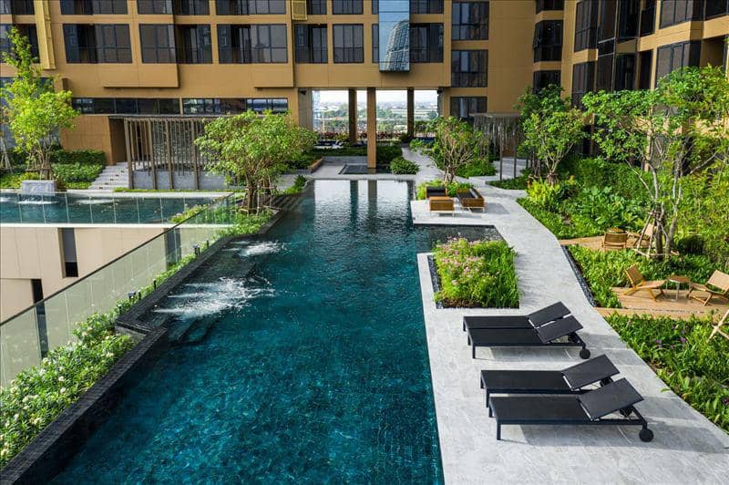 High-riser residence with swimming pools and a picturesque view, Bangkok, Thailand — photo 25