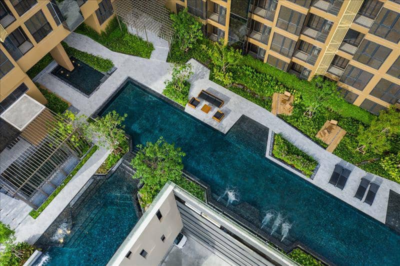 High-riser residence with swimming pools and a picturesque view, Bangkok, Thailand — photo 26