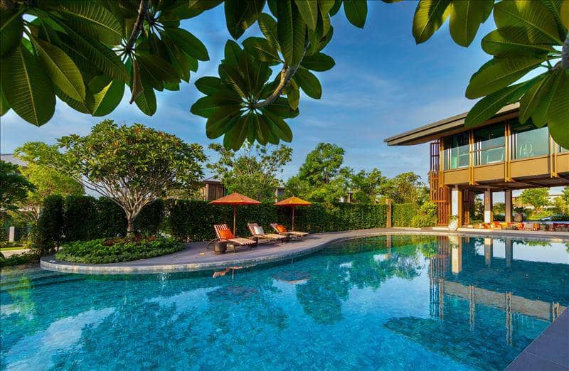 Complex of villas with a swimming pool and a fitness center, Bangkok, Thailand — photo 23