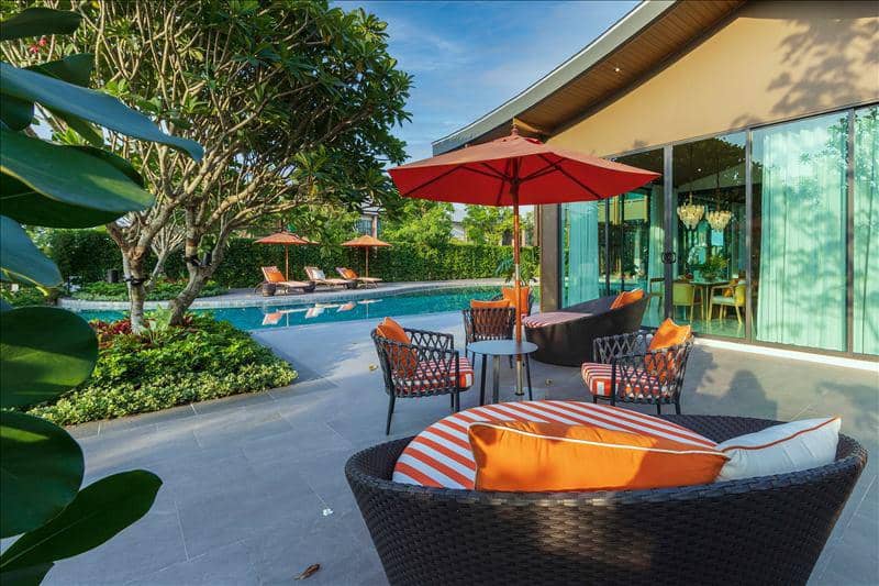 Complex of villas with a swimming pool and a fitness center, Bangkok, Thailand — photo 24
