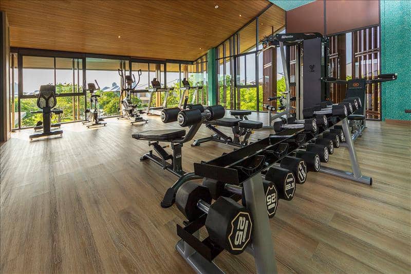 Complex of villas with a swimming pool and a fitness center, Bangkok, Thailand — photo 8