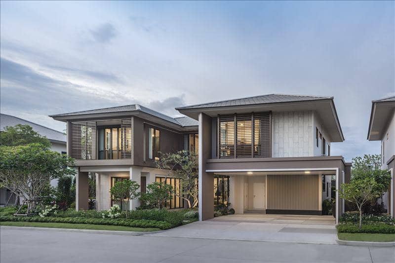 Complex of villas with a swimming pool and a fitness center, Bangkok, Thailand — photo 12