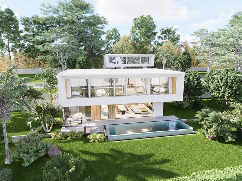 Prestigious residential complex of new villas with swimming pools in Phuket, Thailand — photo 5