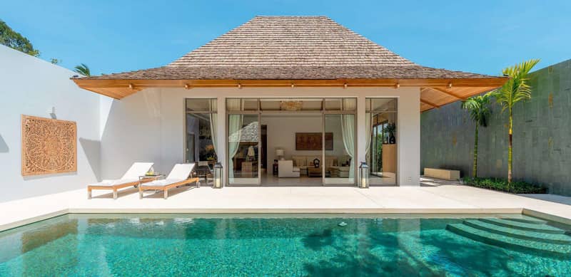 Complex of single-storey villas with swimming pools in a prestigious area, Phuket, Thailand — photo 7
