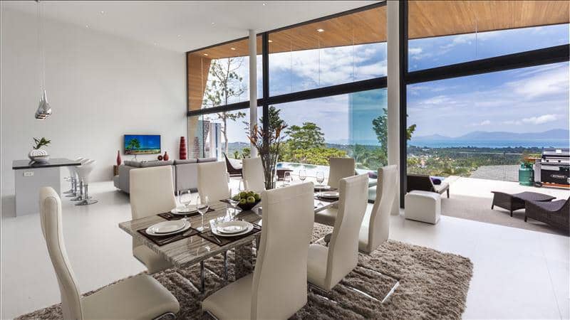 Residence with a swimming pool and a panoramic view, Samui, Thailand — photo 4