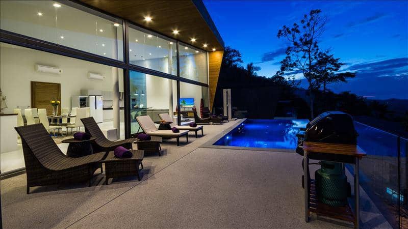 Residence with a swimming pool and a panoramic view, Samui, Thailand — photo 19