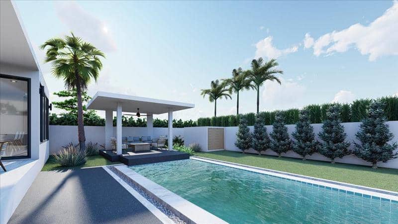 Single-storey villa with a swimming pool and a garden, Samui, Thailand — photo 7