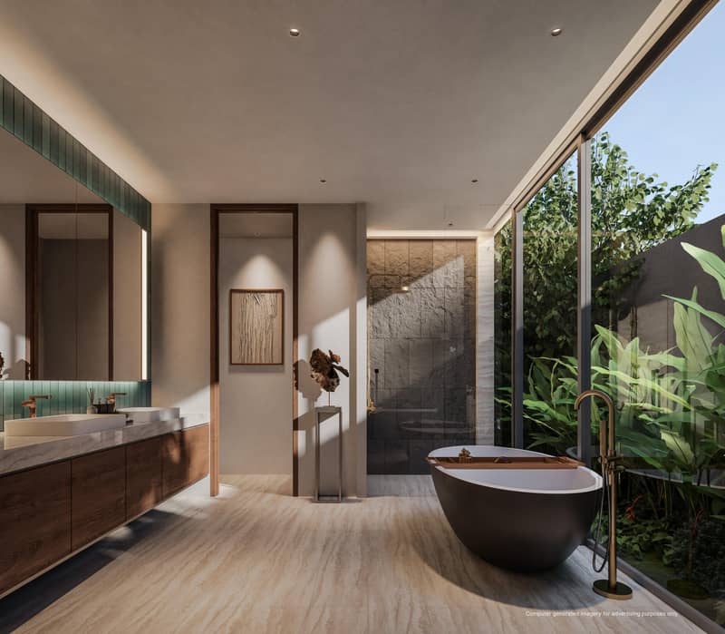 Luxury villas in Thai traditional architectural style, with swimming pools, surrounded by greenery, Phuket, Thailand — photo 8