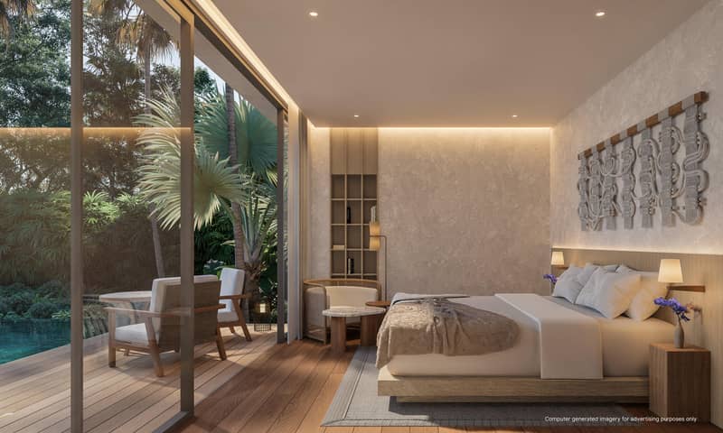 Luxury villas in Thai traditional architectural style, with swimming pools, surrounded by greenery, Phuket, Thailand — photo 10