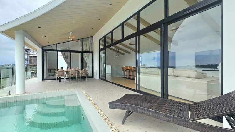 New complex of villas with swimming pools and panoramic views close to the beaches, Samui, Thailand — photo 2