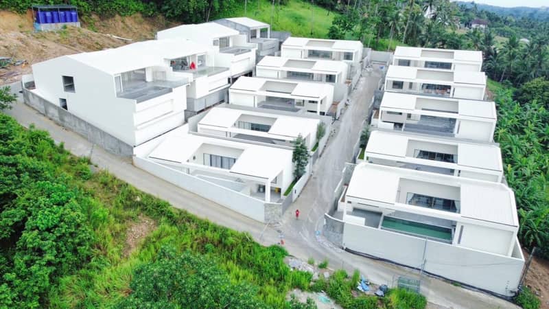 New complex of villas with swimming pools and gardens, Maenam area, Samui, Thailand — photo 3