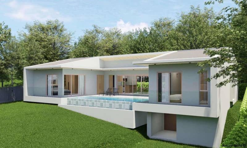 New complex of villas with swimming pools and gardens, Maenam area, Samui, Thailand — photo 5