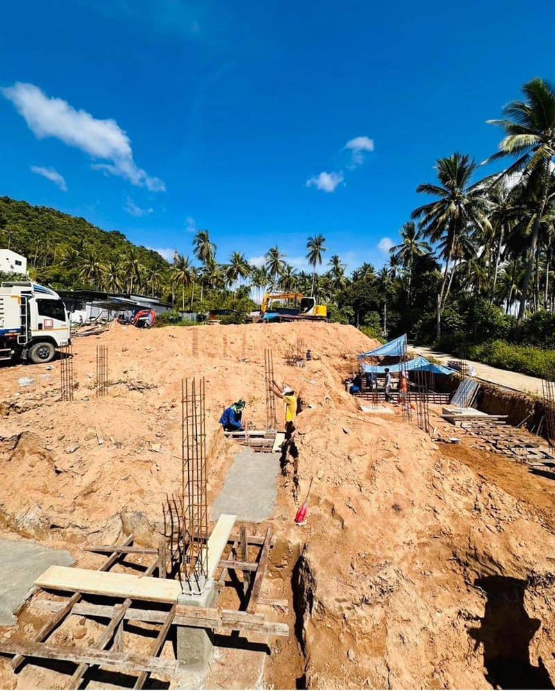 New complex of villas with swimming pools and gardens, Maenam area, Samui, Thailand — photo 12