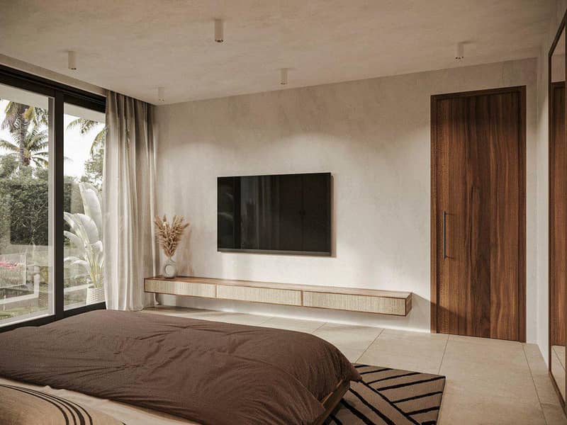 Complex of tropical villas with swimming pools close to the beach, Samui, Thailand — photo 12