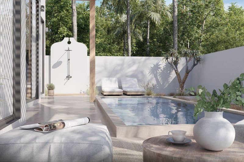 Complex of villas with swimming pools and picturesque views at 650 meters from the beach, Samui, Thailand — photo 8