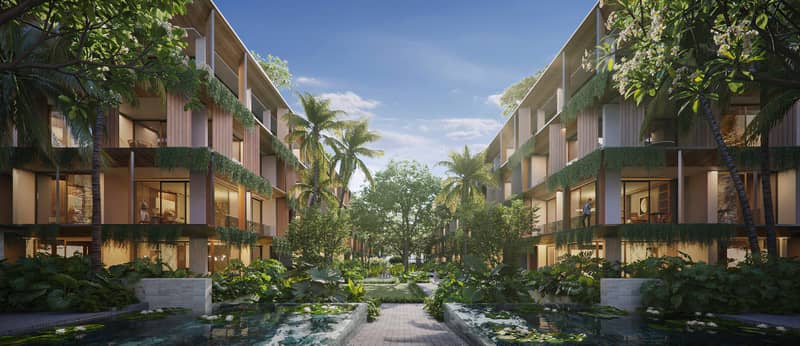 Residential complex with swimming pools and parks at 50 meters from Bang Tao Beach, Phuket, Thailand — photo 8