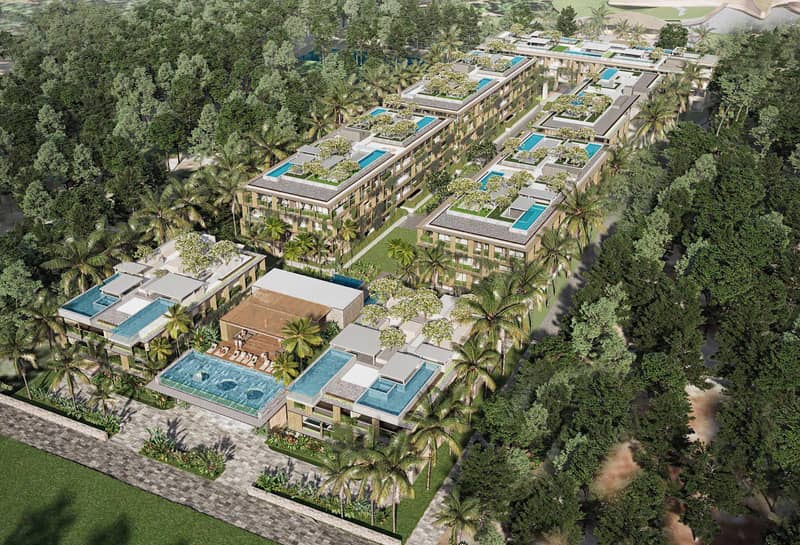 Residential complex with swimming pools and parks at 50 meters from Bang Tao Beach, Phuket, Thailand — photo 2