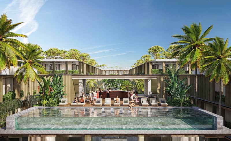 Residential complex with swimming pools and parks at 50 meters from Bang Tao Beach, Phuket, Thailand — photo 9