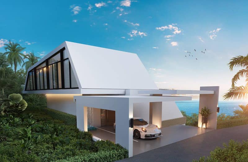 New residential complex of villas with swimming pools and sea views, 8 minutes drive to Bo Phut beach, Samui, Thailand — photo 5