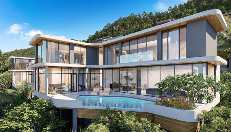 New complex of sea view villas at 300 meters from Nai Thon Beach, Phuket, Thailand — photo 2