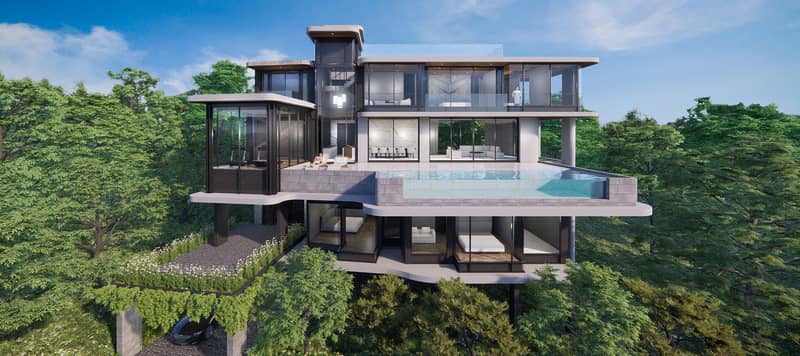 New complex of sea view villas at 300 meters from Nai Thon Beach, Phuket, Thailand — photo 22