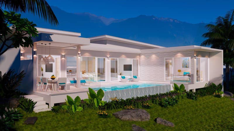 New business class villas in the north-east of Samui, 5 minutes to Choeng Mon Beach, 8 minutes to Samui Airport, Bo Phut, Thailand — photo 39