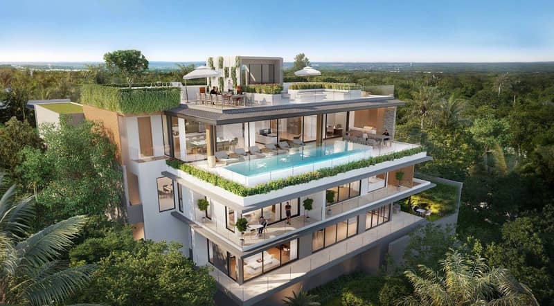 Complex of villas with swimming pools and panoramic views close to beaches, Chalong, Phuket, Thailand — photo 5