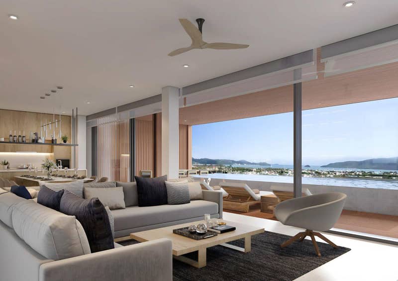 Complex of villas with swimming pools and panoramic views close to beaches, Chalong, Phuket, Thailand — photo 7