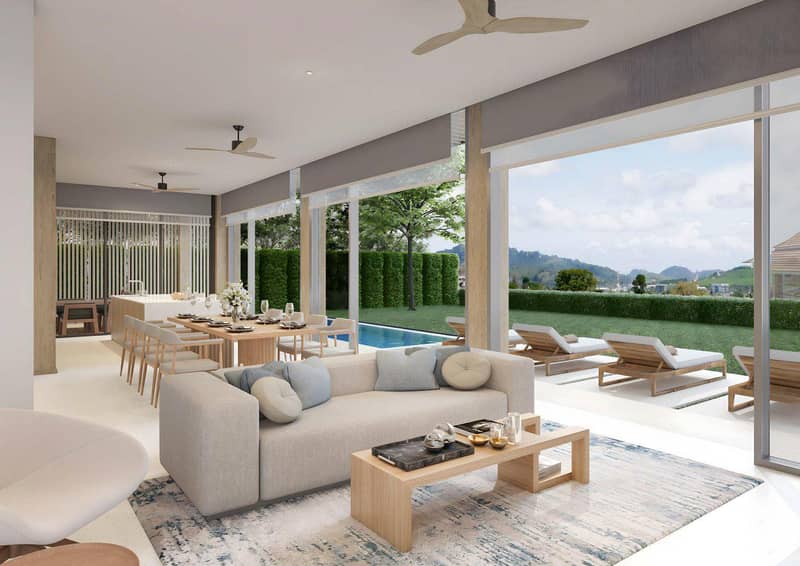 Complex of villas with swimming pools and panoramic views close to beaches, Chalong, Phuket, Thailand — photo 6