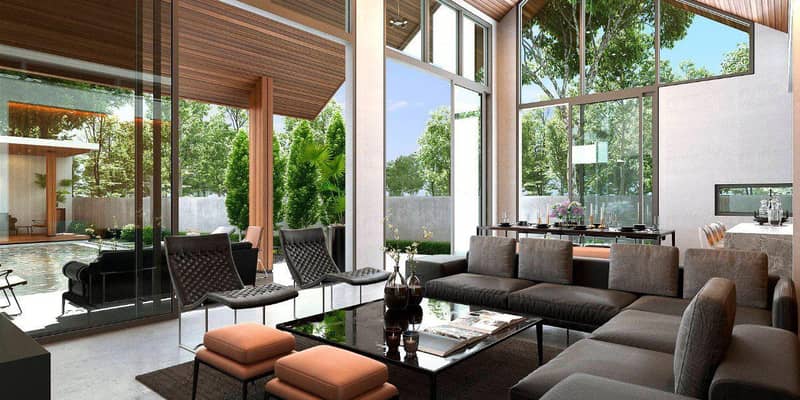 Complex of villas with swimming pools and gardens close to Layan Beach, Phuket, Thailand — photo 4