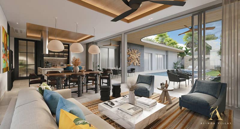 Complex of villas with swimming pools and roof-top terraces close to Layan Beach, Phuket, Thailand — photo 4