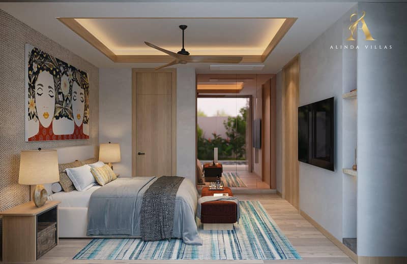 Complex of villas with swimming pools and roof-top terraces close to Layan Beach, Phuket, Thailand — photo 6