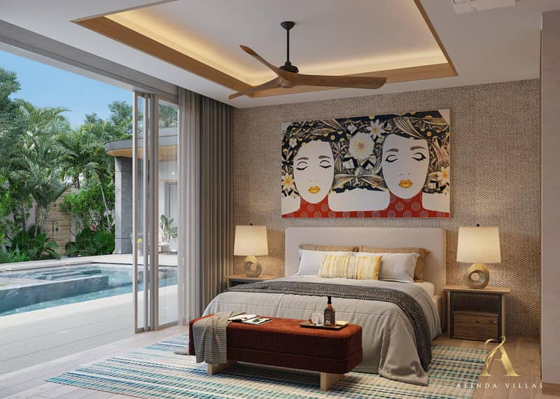 Complex of villas with swimming pools and roof-top terraces close to Layan Beach, Phuket, Thailand — photo 5