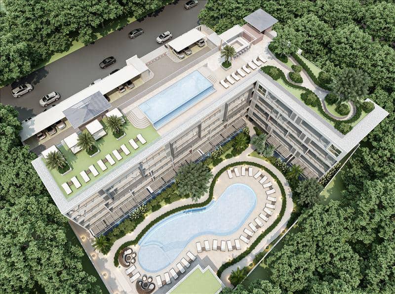 New residence with swimming pools and gardens at 250 meters from the coast, 10 minutes walk from the international school, Phuket, Thailand — photo 29