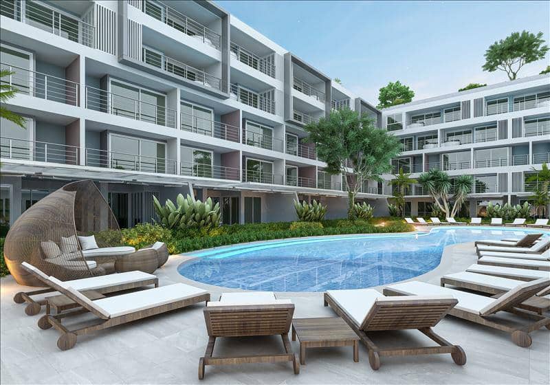 New residence with swimming pools and gardens at 250 meters from the coast, 10 minutes walk from the international school, Phuket, Thailand — photo 13