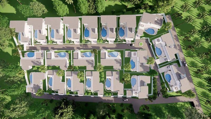 New residential complex of villas with swimming pools and sea views, Choeng Mon, Samui, Thailand — photo 16