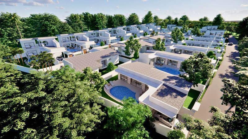 New residential complex of villas with swimming pools and sea views, Choeng Mon, Samui, Thailand — photo 14