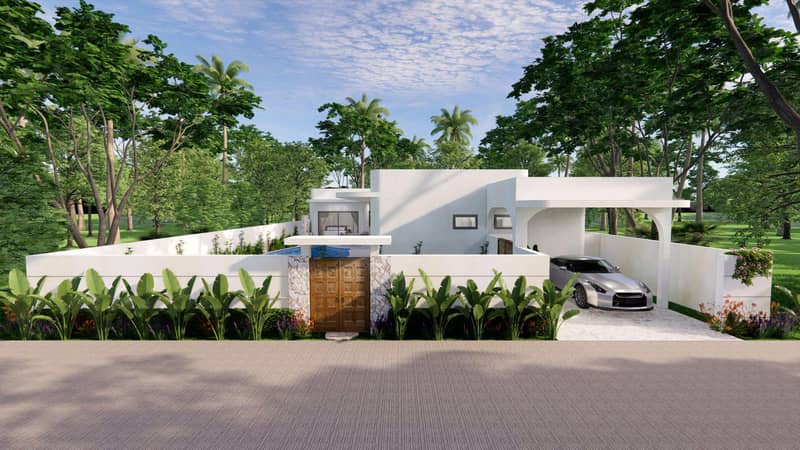 New residential complex of villas with swimming pools and sea views, Choeng Mon, Samui, Thailand — photo 10
