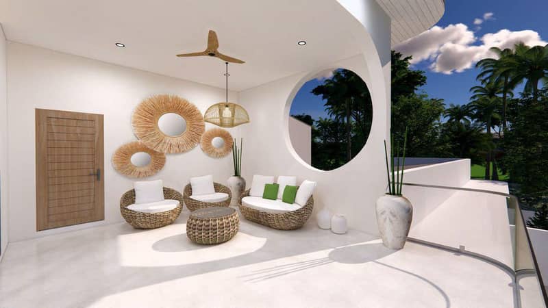 New residential complex of villas with swimming pools and sea views, Choeng Mon, Samui, Thailand — photo 12